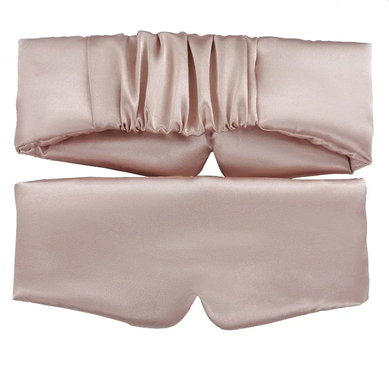 Luxurious Silk Satin Sleep Mask - Soft, Light-Blocking & Ultra-Comfortable for Deep Sleep