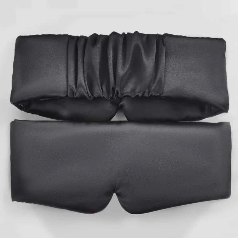Luxurious Silk Satin Sleep Mask - Soft, Light-Blocking & Ultra-Comfortable for Deep Sleep