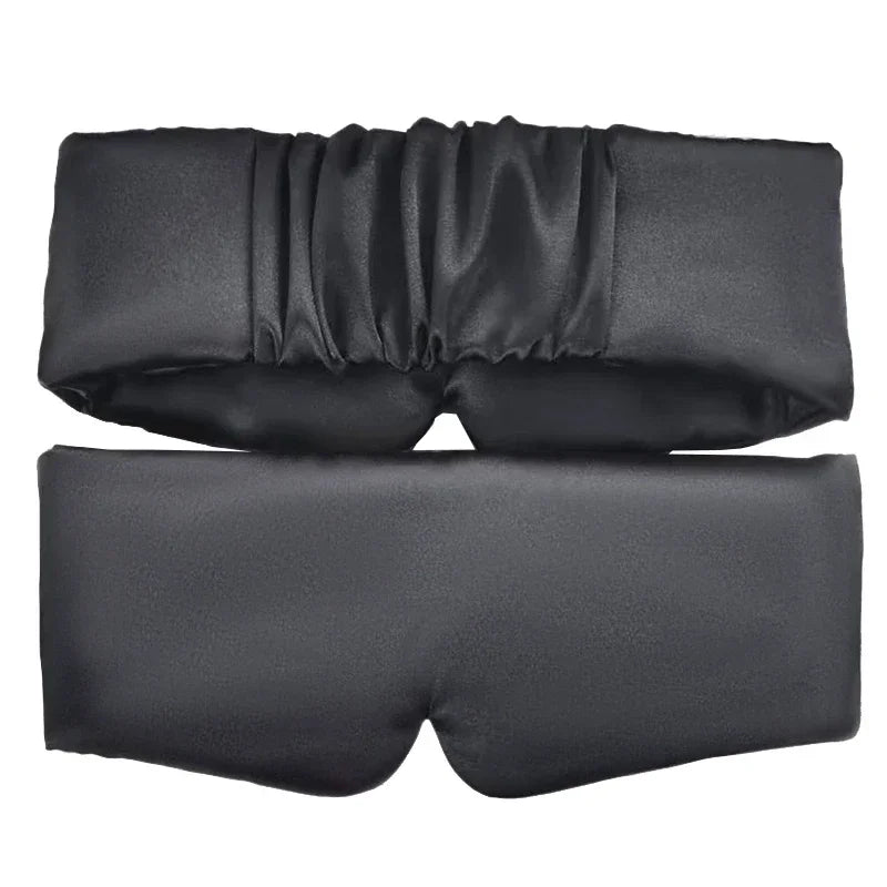 Luxurious Silk Satin Sleep Mask - Soft, Light-Blocking & Ultra-Comfortable for Deep Sleep