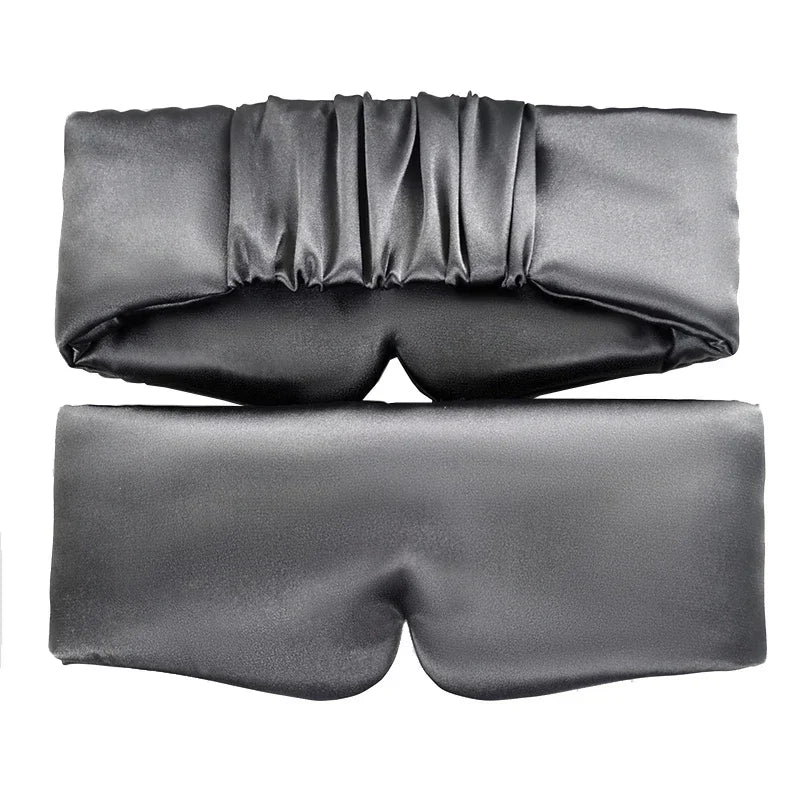 Luxurious Silk Satin Sleep Mask - Soft, Light-Blocking & Ultra-Comfortable for Deep Sleep