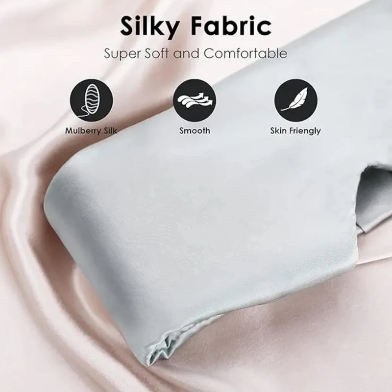 Luxurious Silk Satin Sleep Mask - Soft, Light-Blocking & Ultra-Comfortable for Deep Sleep